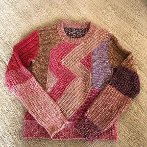 Burberry pullover patch sweater